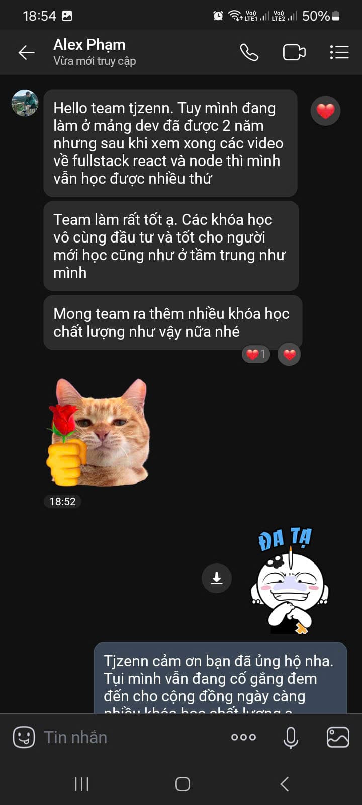 Đánh giá học viên 3