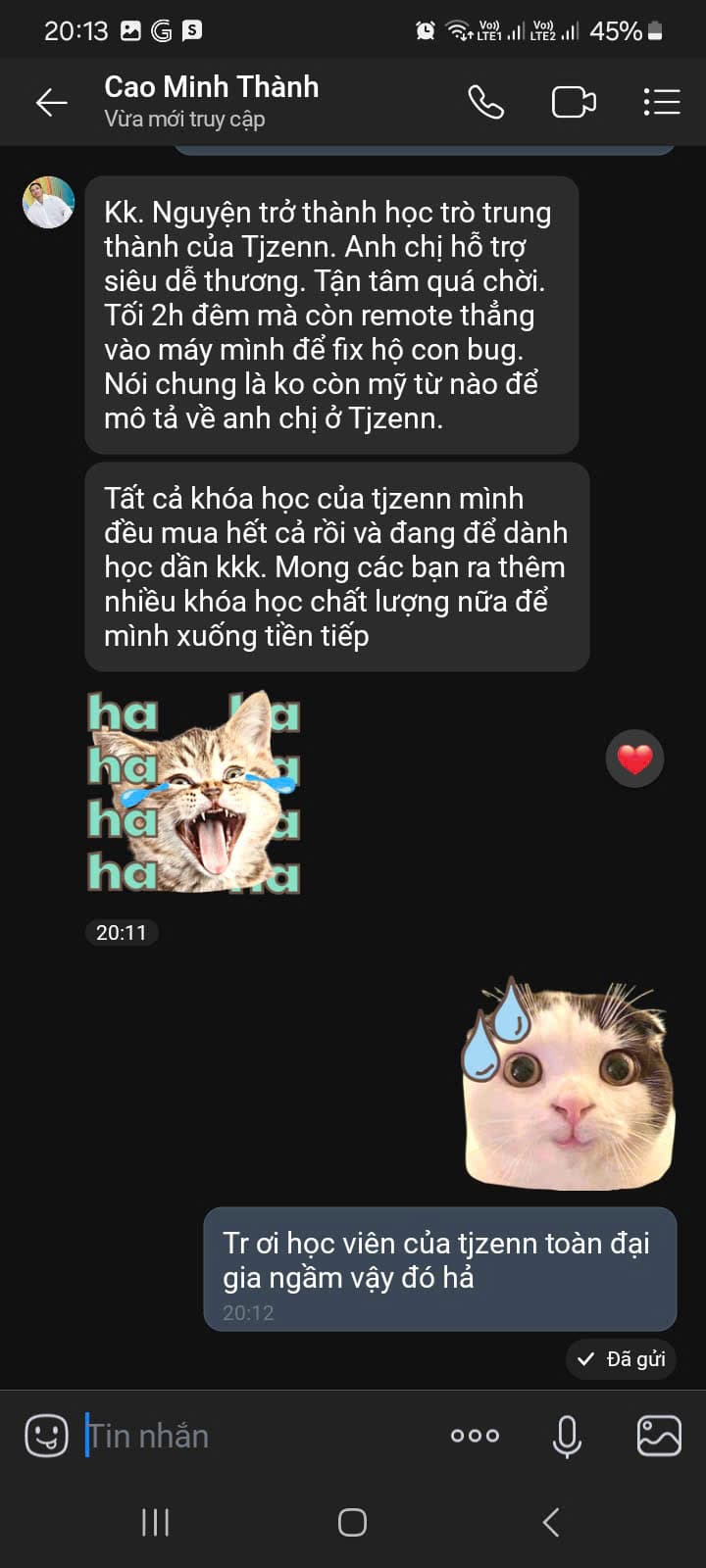 Đánh giá học viên 4